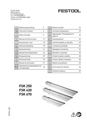 Festool FSK 670 Mode D'emploi