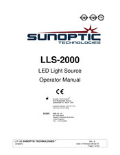 Sunoptic Technologies LLS-2000 Manuel D'utilisation