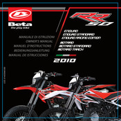 Beta RR50 2010 Manuel D'instructions