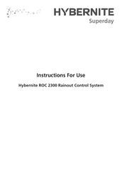 Hybernite Superday ROC 2300 Conseils D'utilisation