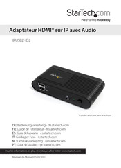 StarTech IPUSB2HD2 Guide De L'utilisateur