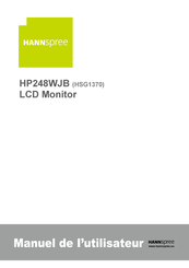 HANNspree HP248WJB Manuel De L'utilisateur