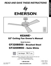 Emerson KEANE CF320SW00 Mode D'emploi
