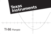 Texas Instruments TI-86 Mode D'emploi