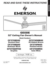 Emerson GEODE CF370PN00 Mode D'emploi