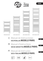 CICSA PARIS 1.200x500-750W Manuel D'instructions