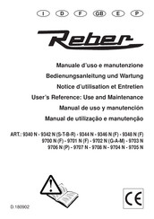 REBER 9346 F Notice D'utilisation Et Entretien