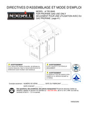 Nexgrill 720-0649 Directives D'assemblage Et Le Mode D'emploi