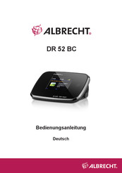 Albrecht DR 52 BC Guide D'utilisation