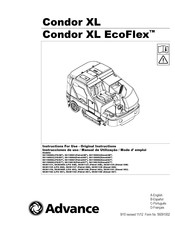 Advance Condor XL Mode D'emploi