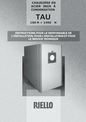 Riello TAU 600 N Instructions
