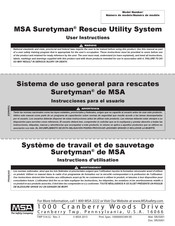 MSA SRP544000 Instructions D'utilisation