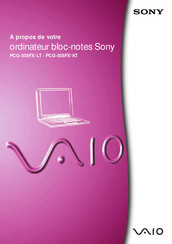 Sony VAIO PCG-505FX/KT Mode D'emploi