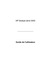 HP DESKJET 5440 Guide De L'utilisateur