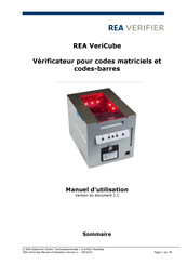 REA VeriCube Manuel D'utilisation