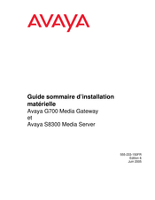 Avaya S8300 Guide D'installation Matérielle