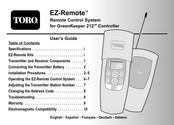Toro EZ-Remote Guide D'utilisation