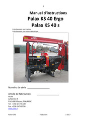 Palax KS 40 Ergo Manuel D'instructions