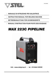 Stel MAX 223C PIPELINE Manuel D'instructions