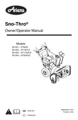 Ariens SNO-THRO 921004- ST924DLE Mode D'emploi