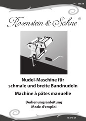 Rosenstein & Söhne NC-2715 Mode D'emploi