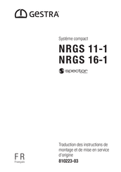 GESTRA NRGS 16-1 Traduction Des Instructions De Montage Et De Mise En Service D'origine