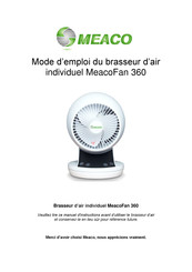 Meaco Fan 360 Mode D'emploi