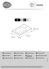 SENSEA REMIX B26C41 Manuel D'instructions