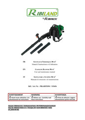 Ribimex Ribiland PRASBTD30 Manuel D'instructions Et D'utilisation
