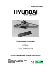 Hyundai HTRE2240 Notice D'instructions