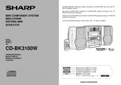 Sharp CD-BK3100W Mode D'emploi
