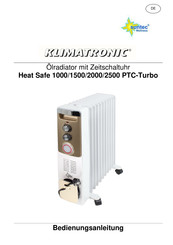 Suntec Wellness KLIMATRONIC Heat Safe 1000 PTC-Turbo Mode D'emploi