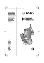 Bosch POF 1200 AE Instructions D'emploi