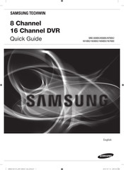 Samsung SRD-1630DC Guide De Démarrage Rapide