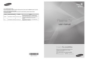 Samsung PN50A650T1F Guide De L'utilisateur