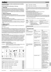 Niko 330-00701 Guide D'installation Et De Mise En Service