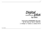 Lenz DIGITAL PLUS STANDARD+ Mode D'emploi