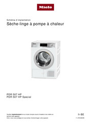 Miele PDR 507 HP Special Schéma D'installation