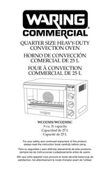 Waring Commercial WCO250X Instructions