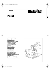 Wurth Master PS 350 Notice D'utilisation