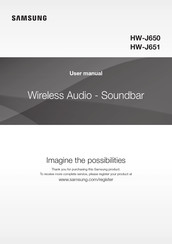 Samsung HW-J650 Manuel D'utilisation