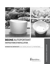 BainUltra BEONE Instructions D'installation