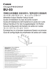 Canon imagePROGRAF BU-03 Guide D'installation