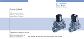 Burkert 5404 Manuel D'utilisation