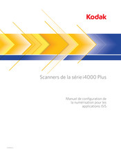 Kodak i4000 Plus Série Manuel De Configuration