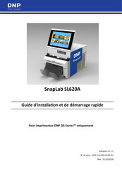 DNP SnapLab SL620A Guide D'installation Et De Démarrage Rapide