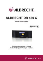 Albrecht DR 460 C Mode D'emploi
