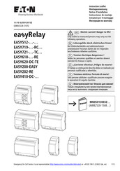 Eaton easyRelay EASY60-DC-TE Notice D'installation