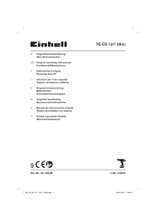 EINHELL TE-CD 12/1 3X-Li Instructions D'origine