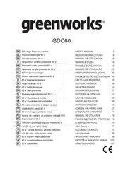 GreenWorks GDC60 Manuel D'utilisation
